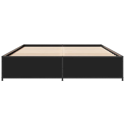 vidaXL Bed Frame without Mattress Black 120x190 cm Small Double