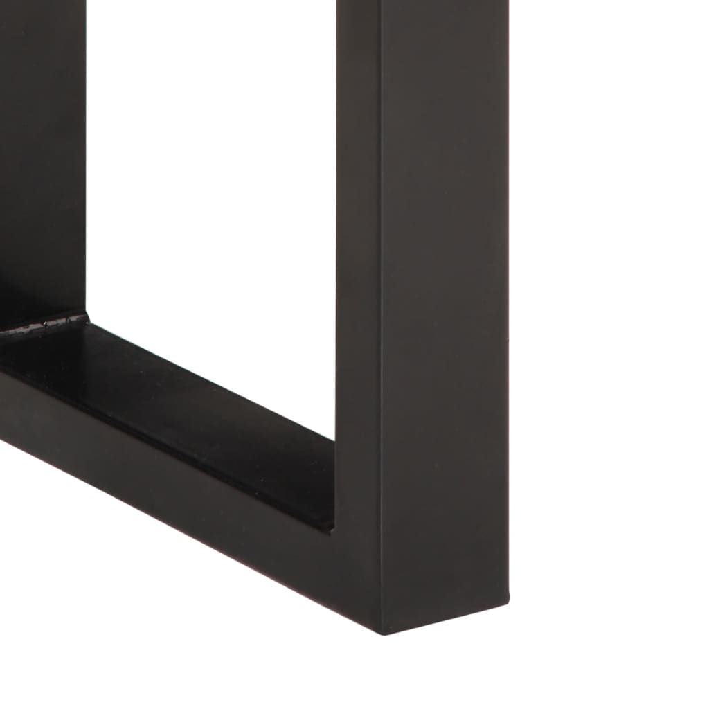vidaXL Bench 160 cm Solid Wood Acacia and Steel