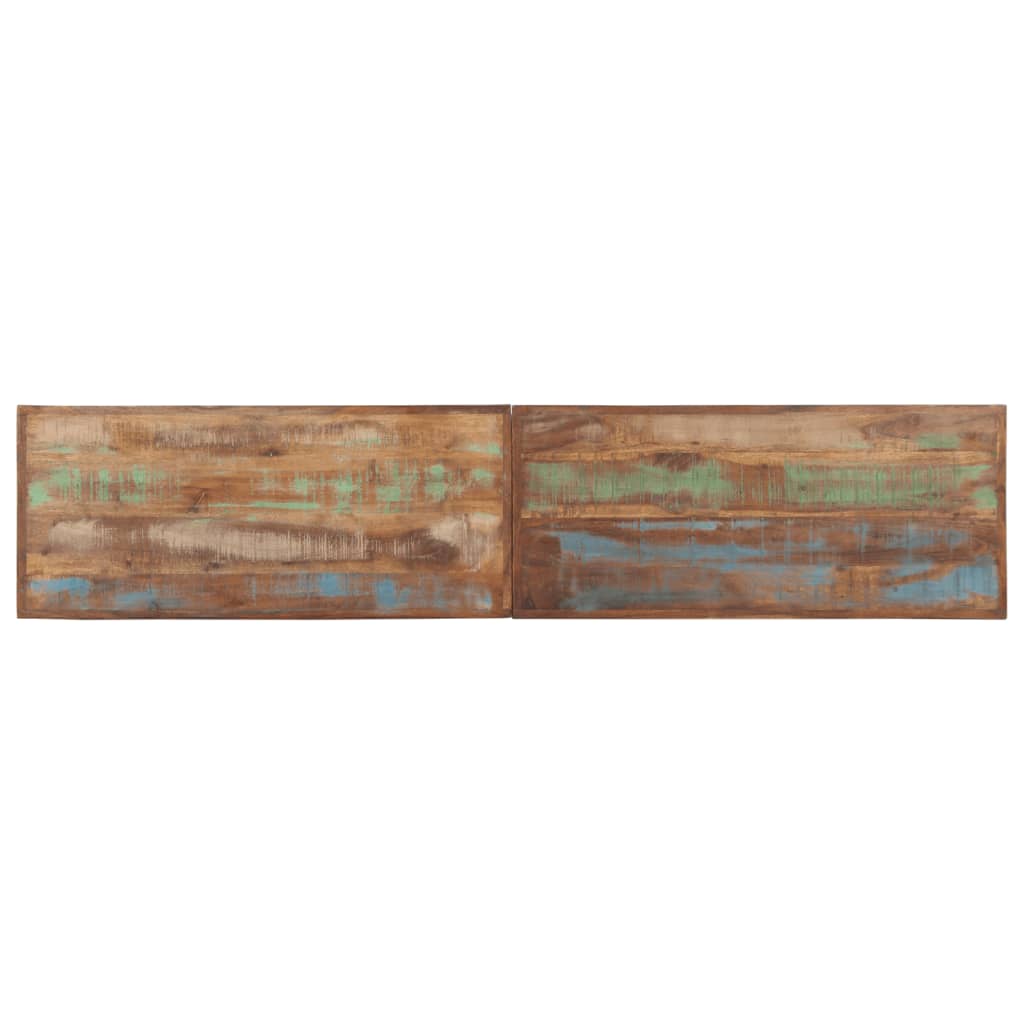 vidaXL Bench 160 cm Solid Wood Reclaimed and Steel