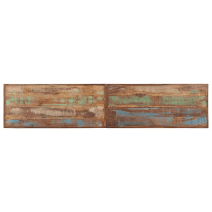 vidaXL Bench 160 cm Solid Wood Reclaimed and Steel