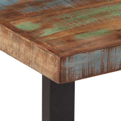 vidaXL Bench 160 cm Solid Wood Reclaimed and Steel