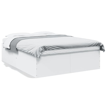 vidaXL Bed Frame without Mattress White 160x200 cm