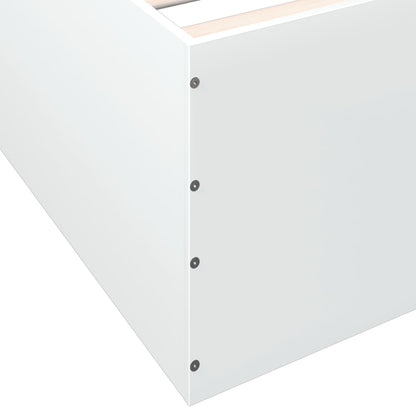 vidaXL Bed Frame without Mattress White 160x200 cm