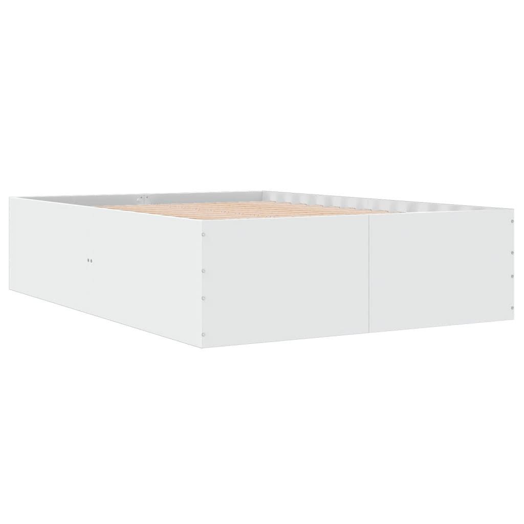 vidaXL Bed Frame without Mattress White 140x200 cm