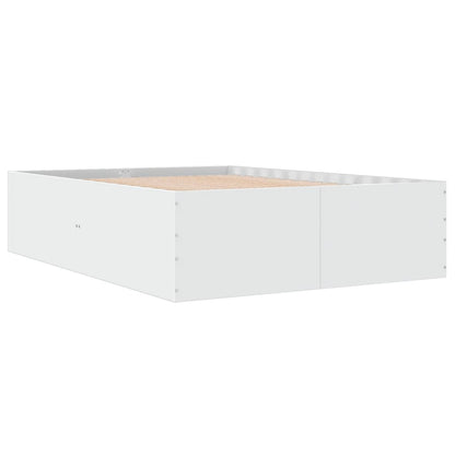 vidaXL Bed Frame without Mattress White 140x200 cm