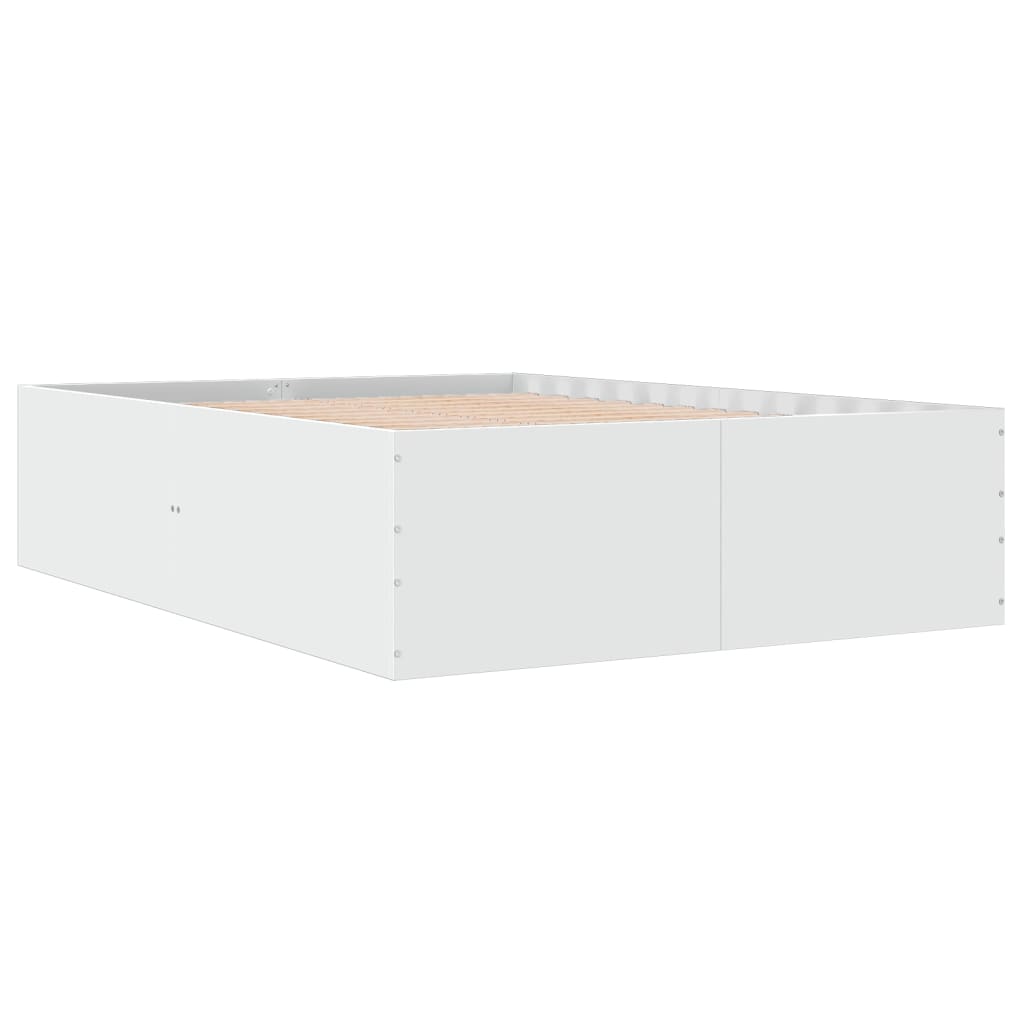 vidaXL Bed Frame without Mattress White 120x190 cm Small Double