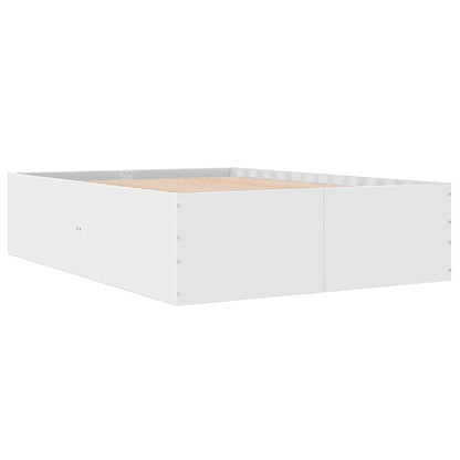 vidaXL Bed Frame without Mattress White 120x190 cm Small Double