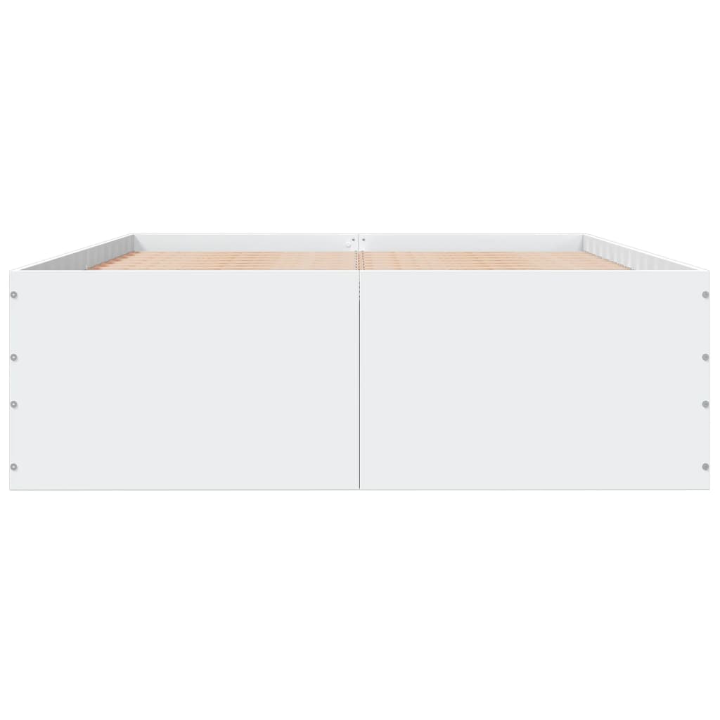 vidaXL Bed Frame without Mattress White 120x190 cm Small Double