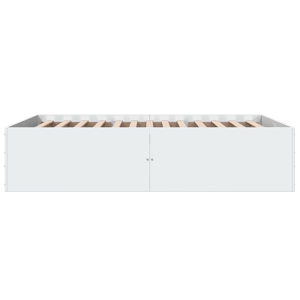 vidaXL Bed Frame without Mattress White 120x190 cm Small Double