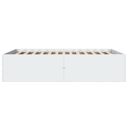 vidaXL Bed Frame without Mattress White 120x190 cm Small Double