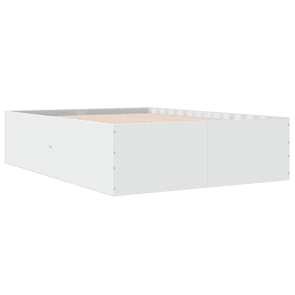 vidaXL Bed Frame without Mattress White 120x190 cm Small Double
