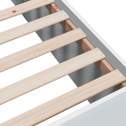 vidaXL Bed Frame without Mattress White 120x190 cm Small Double