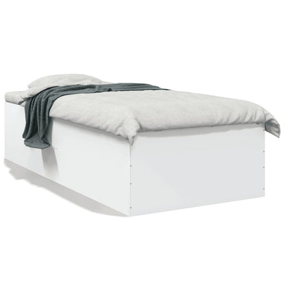 vidaXL Bed Frame without Mattress White 90x200 cm