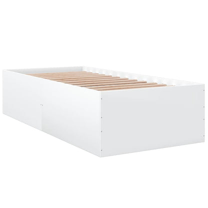 vidaXL Bed Frame without Mattress White 90x200 cm