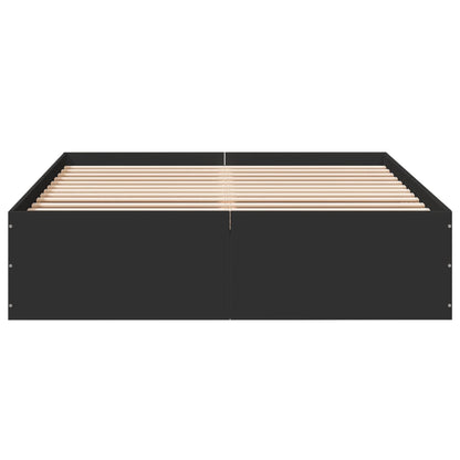 vidaXL Bed Frame without Mattress Black 120x190 cm Small Double