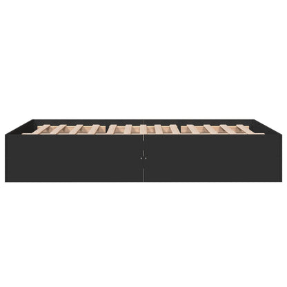 vidaXL Bed Frame without Mattress Black 120x190 cm Small Double