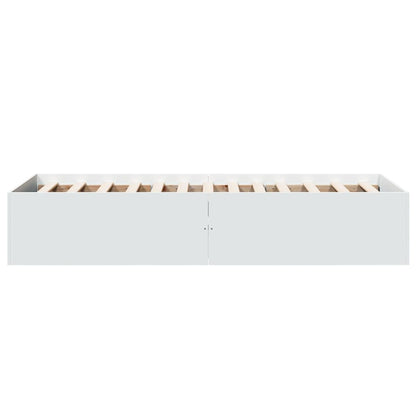 vidaXL Bed Frame without Mattress White 90x200 cm