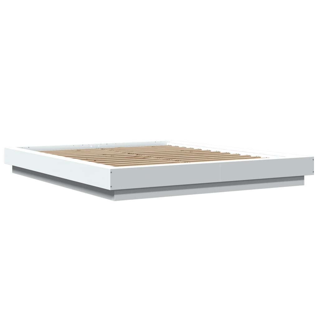 vidaXL Bed Frame without Mattress White 160x200 cm