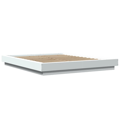 vidaXL Bed Frame without Mattress White 160x200 cm