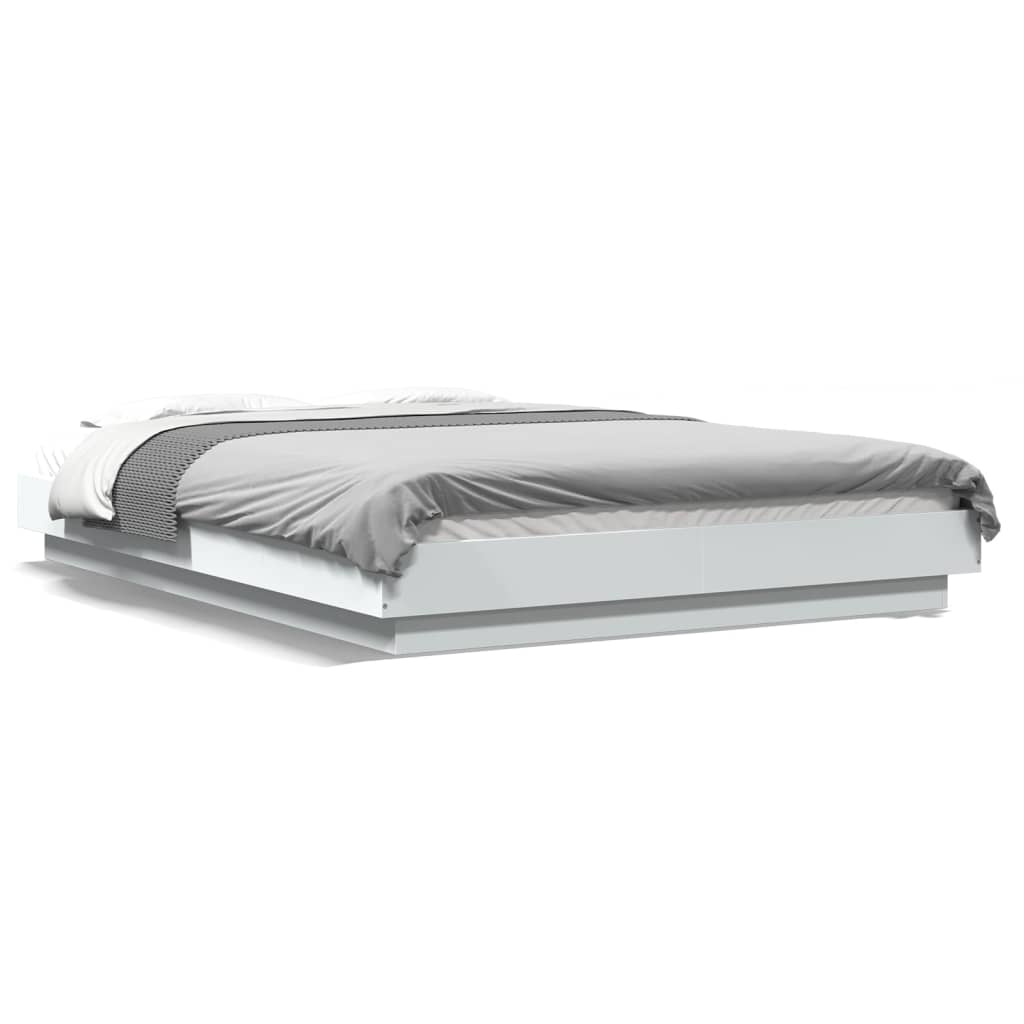 vidaXL Bed Frame without Mattress White 140x200 cm