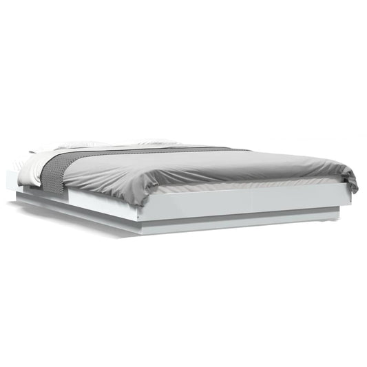 vidaXL Bed Frame without Mattress White 140x200 cm