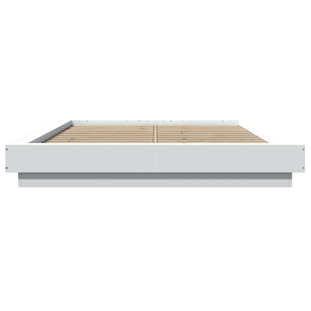 vidaXL Bed Frame without Mattress White 140x200 cm