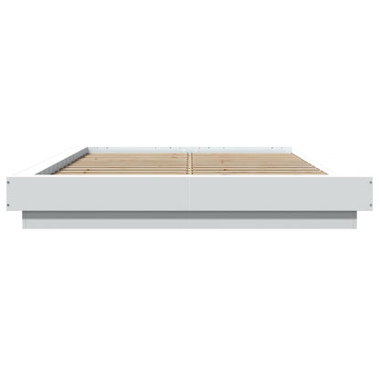vidaXL Bed Frame without Mattress White 140x200 cm