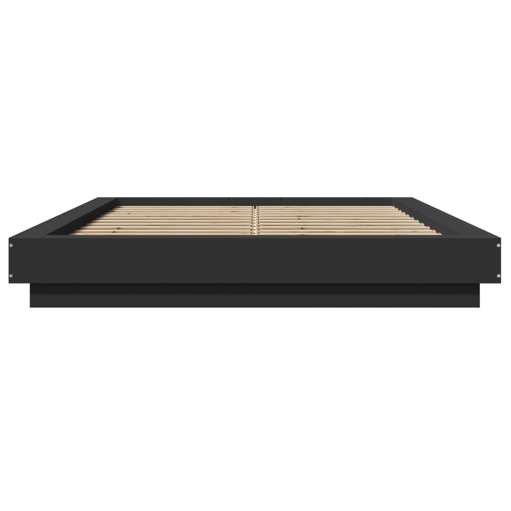 vidaXL Bed Frame without Mattress Black 120x190 cm Small Double