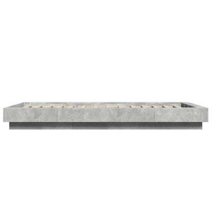 vidaXL Bed Frame without Mattress Concrete Grey 90x190 cm Single