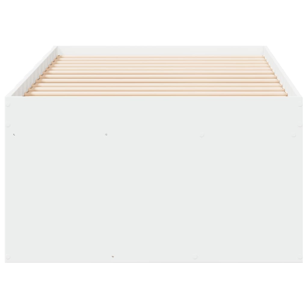 vidaXL Daybed | White | Engineered wood | 100x200 cm | Daybed | Rectangular
