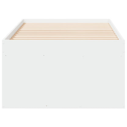 vidaXL Daybed | White | Engineered wood | 100x200 cm | Daybed | Rectangular