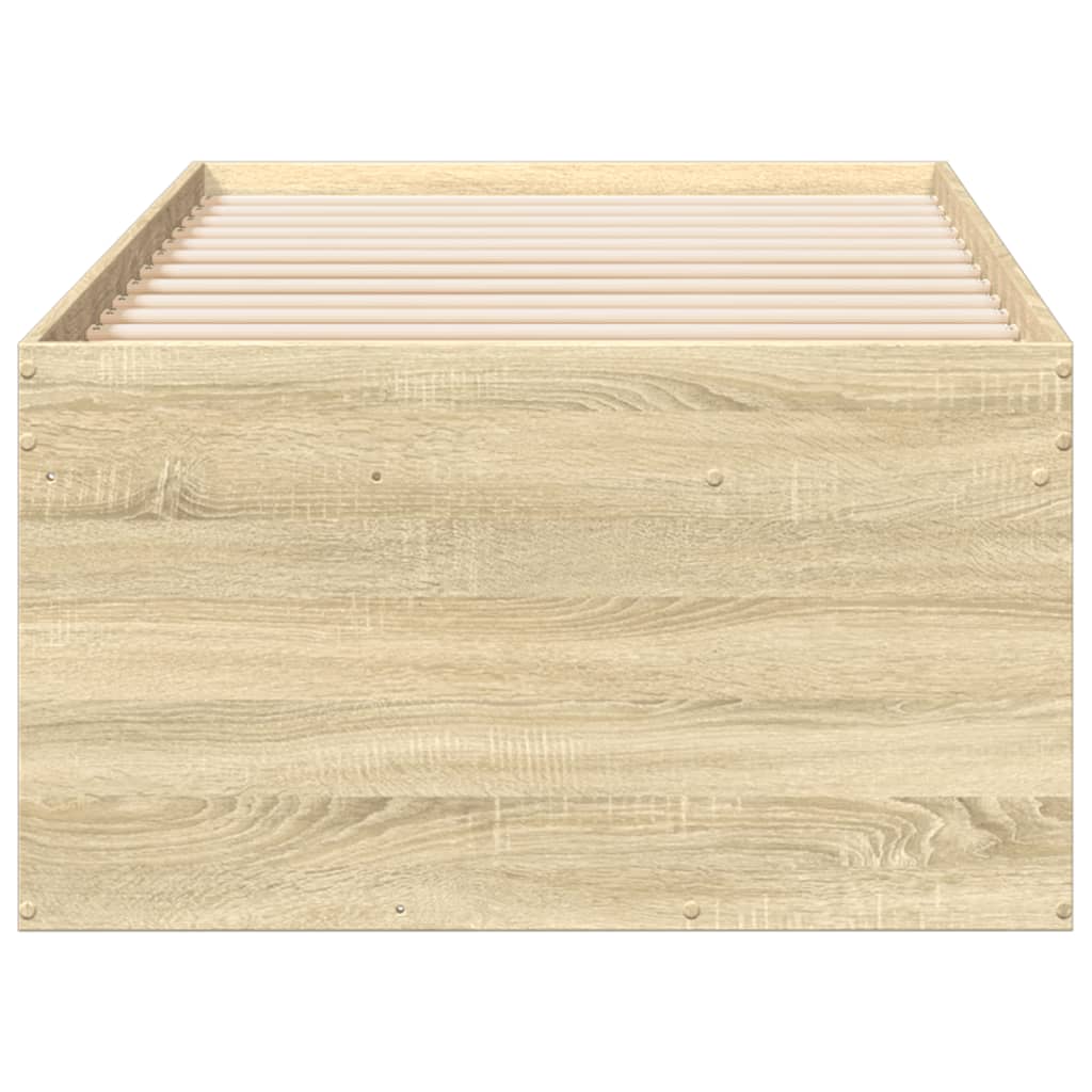 vidaXL Daybed with Drawers without Mattress Sonoma Oak 100x200 cm