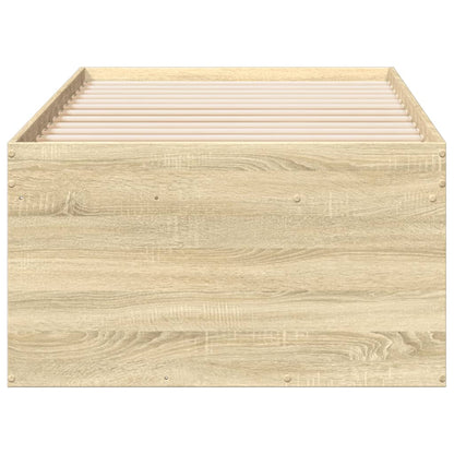 vidaXL Daybed with Drawers without Mattress Sonoma Oak 100x200 cm