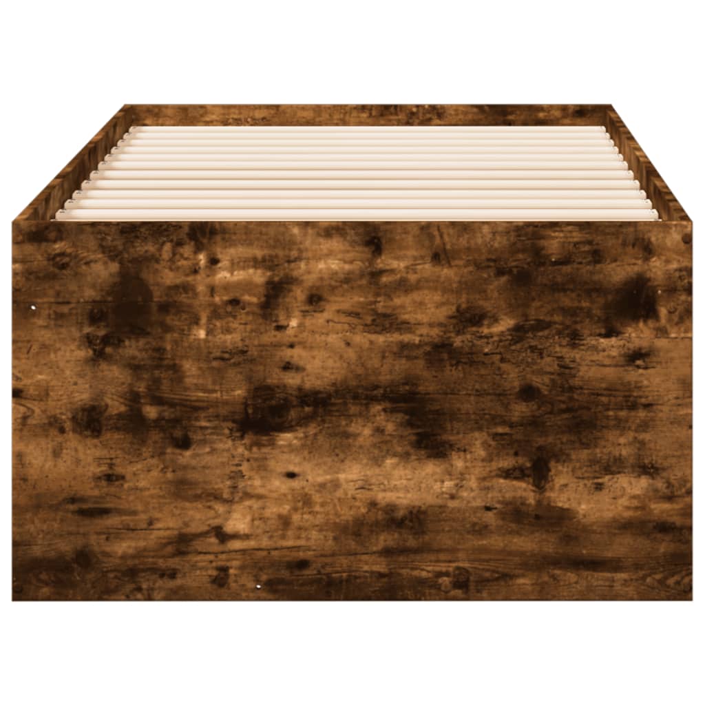 vidaXL Daybed | Smoked Oak | Engineered Wood | Single |  Storage  | Daybed