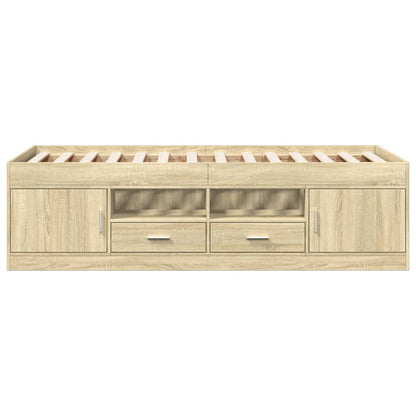 vidaXL Daybed | Sonoma Oak | Engineered Wood, Plywood | Single | Daybed