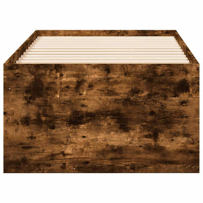 vidaXL Daybed with Drawers without Mattress Smoked Oak 90x190 cm Single