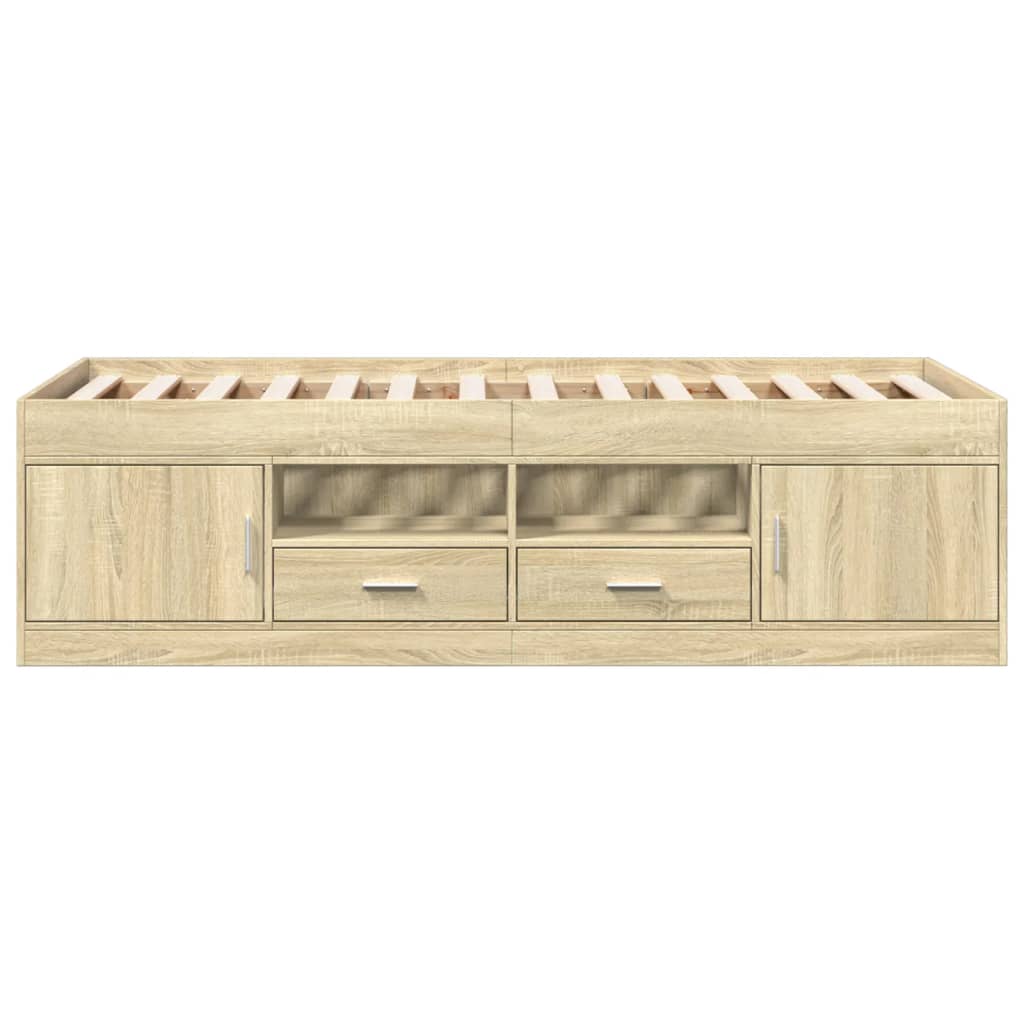 vidaXL Daybed | Sonoma oak | Engineered wood | Small Single | Daybed