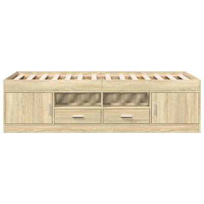 vidaXL Daybed | Sonoma oak | Engineered wood | Small Single | Daybed