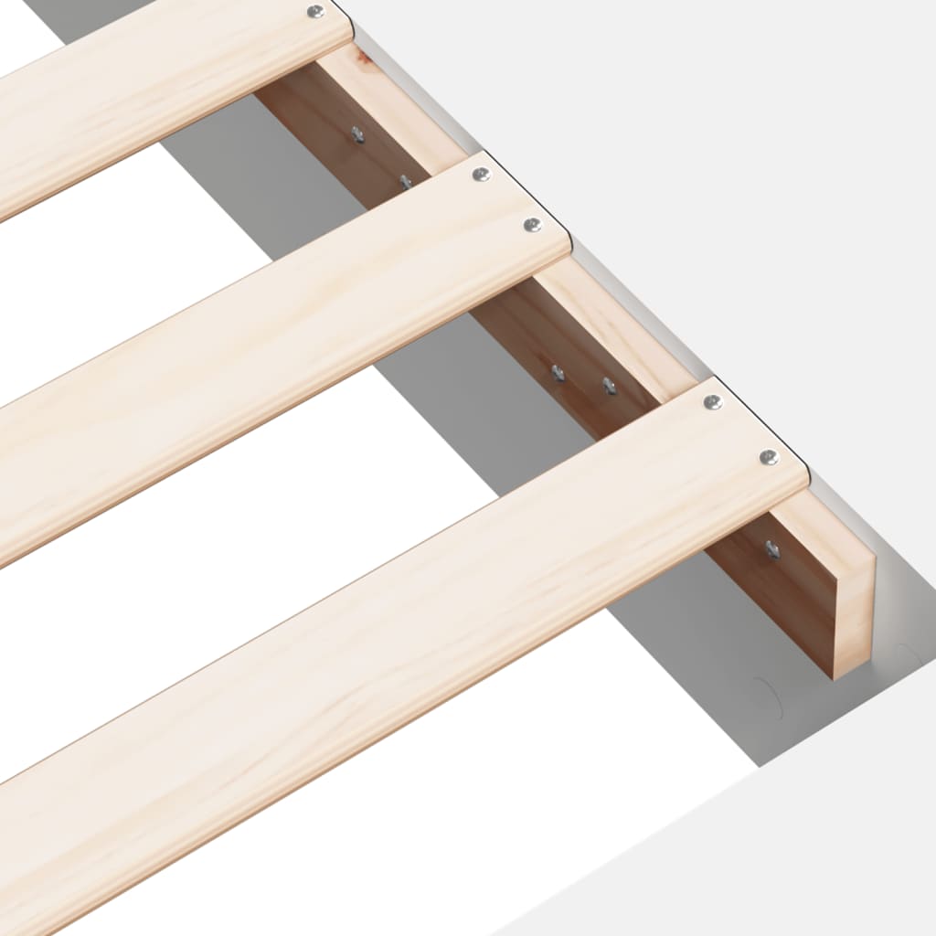 vidaXL Bed Frame without Mattress White 180x200 cm Super King