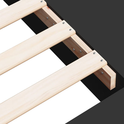 vidaXL Bed Frame without Mattress Black 160x200 cm
