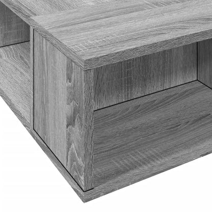vidaXL Bed Frame without Mattress Grey Sonoma 140x190 cm