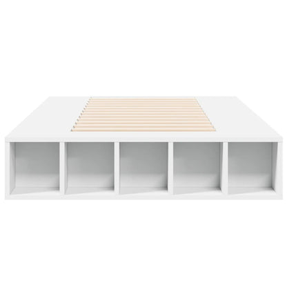 vidaXL Bed Frame without Mattress White 100x200 cm