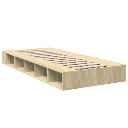 vidaXL Bed Frame without Mattress Sonoma Oak 90x200 cm