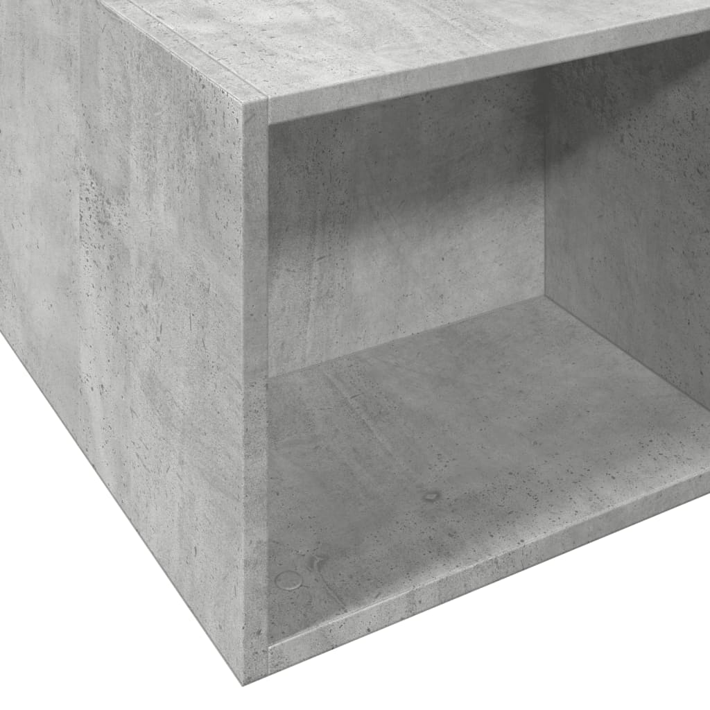 vidaXL Bed Frame without Mattress Concrete Grey 150x200 cm King Size