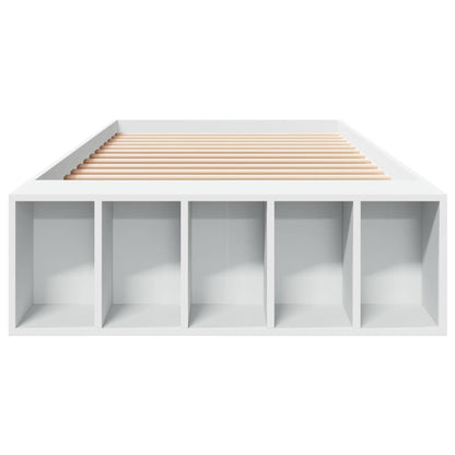 vidaXL Bed Frame without Mattress White 100x200 cm