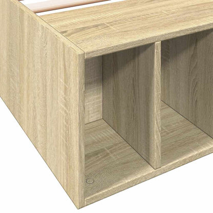 vidaXL Bed Frame without Mattress Sonoma Oak 90x200 cm