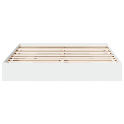 vidaXL Bed Frame with Drawers without Mattress White 200x200 cm
