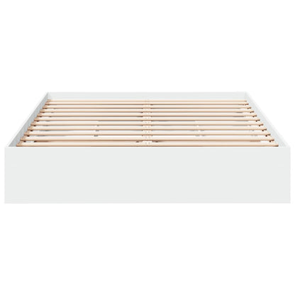 vidaXL Bed Frame with Drawers without Mattress White 150x200 cm King Size