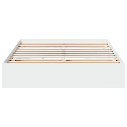 vidaXL Bed Frame with Drawers without Mattress White 140x200 cm