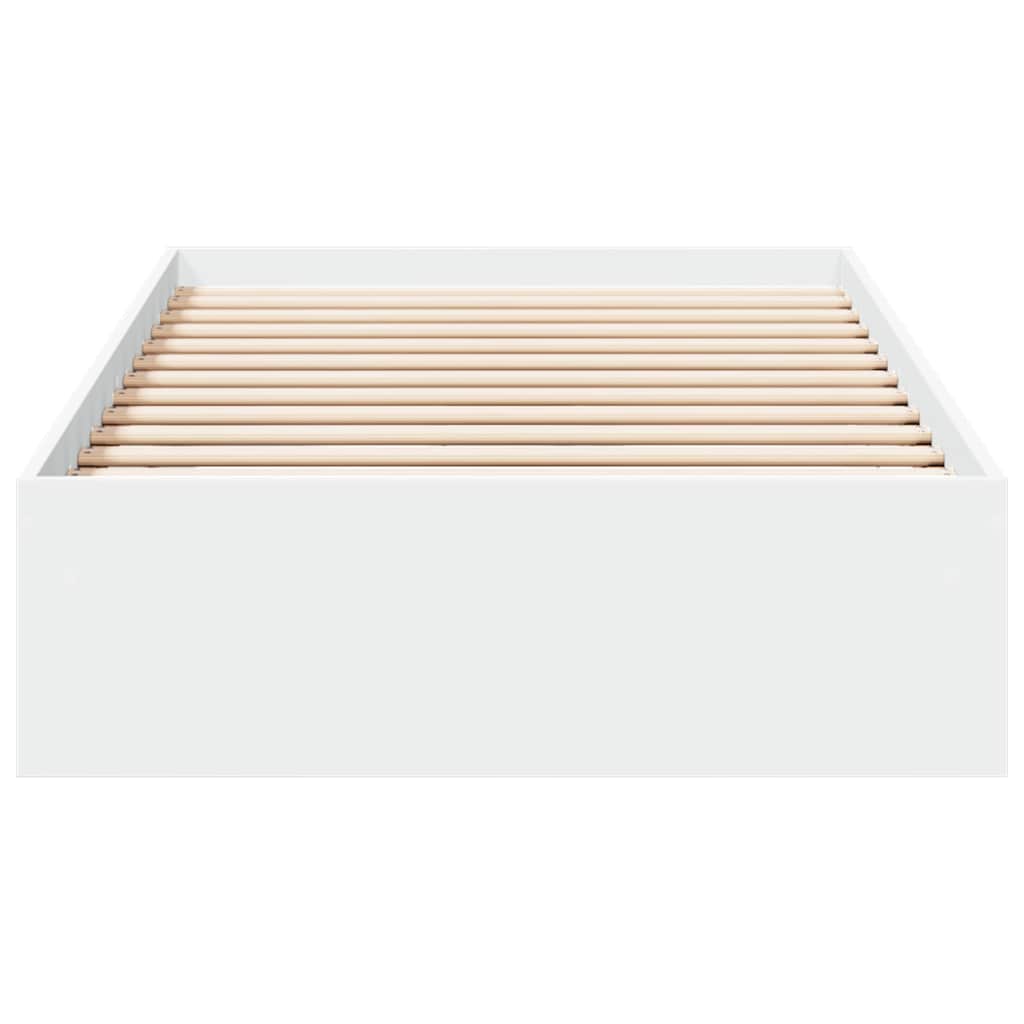 vidaXL Bed Frame with Drawers without Mattress White 90x200 cm